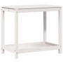 Mesa de plantación con estante madera pino blanco 82,5x50x75 cm de , Soportes para macetas - Ref: Foro24-832398, Precio: 86,7...