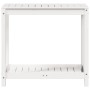 Mesa de plantación con estante madera pino blanco 82,5x50x75 cm de , Soportes para macetas - Ref: Foro24-832398, Precio: 86,7...
