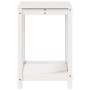 Mesa de plantación con estante madera pino blanco 82,5x50x75 cm de , Soportes para macetas - Ref: Foro24-832398, Precio: 86,7...