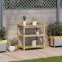 Mesa plantación con estantes madera impregnada 82,5x45x86,5 cm de , Soportes para macetas - Ref: Foro24-832436, Precio: 104,9...