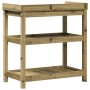 Mesa plantación con estantes madera impregnada 82,5x45x86,5 cm de , Soportes para macetas - Ref: Foro24-832436, Precio: 104,9...