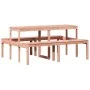 Mesa de pícnic madera maciza Douglas 160x134x75 cm de , Mesas de jardín - Ref: Foro24-832565, Precio: 145,53 €, Descuento: %