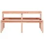 Mesa de pícnic madera maciza Douglas 160x134x75 cm de , Mesas de jardín - Ref: Foro24-832565, Precio: 145,53 €, Descuento: %