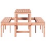 Mesa de pícnic madera maciza Douglas 160x134x75 cm de , Mesas de jardín - Ref: Foro24-832565, Precio: 147,22 €, Descuento: %