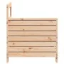 Sofá de jardín con reposabrazos madera maciza pino 69x62x70,5cm de , Sofás de exterior - Ref: Foro24-844883, Precio: 58,88 €,...