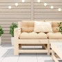 Sofá de jardín con reposabrazos y cojín madera maciza de pino de , Sofás de exterior - Ref: Foro24-844919, Precio: 82,89 €, D...