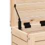 Taburete de jardín madera maciza de pino 62x31,5x52 cm de , Sofás de exterior - Ref: Foro24-844888, Precio: 52,05 €, Descuent...