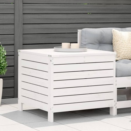 Taburete de jardín madera maciza de pino blanco 62x63,5x53,5 cm de , Sofás de exterior - Ref: Foro24-844904, Precio: 87,33 €,...
