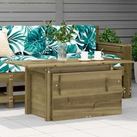Mesa de jardín madera de pino impregnada 100x50x75 cm de , Mesas de jardín - Ref: Foro24-844912, Precio: 70,93 €, Descuento: %