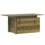 Mesa de jardín madera de pino impregnada 100x50x75 cm de , Mesas de jardín - Ref: Foro24-844912, Precio: 70,93 €, Descuento: %