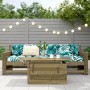 Mesa de jardín madera de pino impregnada 100x50x75 cm de , Mesas de jardín - Ref: Foro24-844912, Precio: 71,67 €, Descuento: %