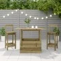 Mesa de jardín madera de pino impregnada 100x50x75 cm de , Mesas de jardín - Ref: Foro24-844912, Precio: 70,93 €, Descuento: %