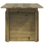 Mesa de jardín madera de pino impregnada 100x50x75 cm de , Mesas de jardín - Ref: Foro24-844912, Precio: 71,67 €, Descuento: %