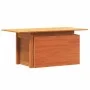 Mesa de jardín madera maciza de pino marrón cera 100x50x75 cm de , Mesas de jardín - Ref: Foro24-844910, Precio: 70,48 €, Des...