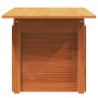 Mesa de jardín madera maciza de pino marrón cera 100x50x75 cm de , Mesas de jardín - Ref: Foro24-844910, Precio: 71,12 €, Des...