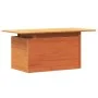 Garden table solid wax brown pine wood 100x50x75 cm by , Garden tables - Ref: Foro24-844910, Price: 70,48 €, Discount: %