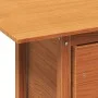Garden table solid wax brown pine wood 100x50x75 cm by , Garden tables - Ref: Foro24-844910, Price: 70,48 €, Discount: %