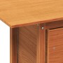 Mesa de jardín madera maciza de pino marrón cera 100x50x75 cm de , Mesas de jardín - Ref: Foro24-844910, Precio: 71,12 €, Des...