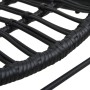Silla de jardín de ratán sintético negro de vidaXL, Sillas de jardín - Ref: Foro24-48581, Precio: 213,06 €, Descuento: %