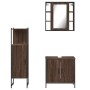Set de muebles de baño 3 pzas madera contrachapada roble marrón de , Muebles de baño - Ref: Foro24-3214764, Precio: 202,68 €,...