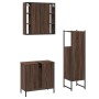 Set de muebles de baño 3 pzas madera contrachapada roble marrón de , Muebles de baño - Ref: Foro24-3214764, Precio: 202,68 €,...