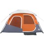Tienda familiar con LED 6 personas apertura rápida gris naranja de , Tiendas de campaña - Ref: Foro24-94309, Precio: 184,42 €...