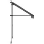 Anthracite gray fabric and steel retractable awning 150x150 cm by , Awnings - Ref: Foro24-368737, Price: 71,31 €, Discount: %