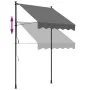 Anthracite gray fabric and steel retractable awning 150x150 cm by , Awnings - Ref: Foro24-368737, Price: 71,31 €, Discount: %