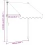 Anthracite gray fabric and steel retractable awning 150x150 cm by , Awnings - Ref: Foro24-368737, Price: 71,31 €, Discount: %