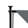 Toldo retráctil de tela y acero gris antracita 300x150 cm de , Toldos - Ref: Foro24-368740, Precio: 82,35 €, Descuento: %