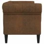 2-Sitzer-Chesterfield-Sofa aus braunem Stoff von , Sofas - Ref: Foro24-372555, Preis: 353,71 €, Rabatt: %