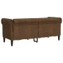 2-Sitzer-Chesterfield-Sofa aus braunem Stoff von , Sofas - Ref: Foro24-372555, Preis: 353,71 €, Rabatt: %