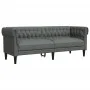 Chesterfield 3-Sitzer-Sofa aus dunkelgrauem Stoff von , Sofas - Ref: Foro24-372557, Preis: 261,57 €, Rabatt: %