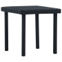 Mesita de centro de jardín ratán sintético negro 40x40x40 cm de vidaXL, Mesas de jardín - Ref: Foro24-48561, Precio: 29,54 €,...