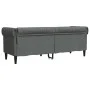Chesterfield 3-Sitzer-Sofa aus dunkelgrauem Stoff von , Sofas - Ref: Foro24-372557, Preis: 261,57 €, Rabatt: %