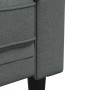Sofá Chesterfield de 3 plazas tela gris oscuro de , Sofás - Ref: Foro24-372557, Precio: 280,32 €, Descuento: %