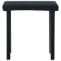 Mesita de centro de jardín ratán sintético negro 40x40x40 cm de vidaXL, Mesas de jardín - Ref: Foro24-48561, Precio: 24,39 €,...