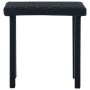 Mesita de centro de jardín ratán sintético negro 40x40x40 cm de vidaXL, Mesas de jardín - Ref: Foro24-48561, Precio: 29,54 €,...