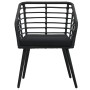 Set de mesa y sillas de jardín 3 piezas ratán sintético negro de vidaXL, Conjuntos de jardín - Ref: Foro24-48579, Precio: 226...