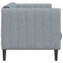 Sofá de 3 plazas tela gris claro de , Sofás - Ref: Foro24-372613, Precio: 254,89 €, Descuento: %