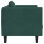 Armchair with dark green velvet cushion by , Sofas - Ref: Foro24-372624, Price: 157,86 €, Discount: %