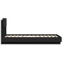 Estructura de cama con cabecero y luces LED negro 75x190 cm de , Camas y somieres - Ref: Foro24-3210067, Precio: 164,81 €, De...