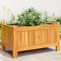 Jardinera con forro madera maciza de acacia 54x31x30 cm de , Maceteros y jardineras - Ref: Foro24-366429, Precio: 47,92 €, De...