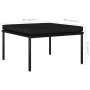 Juego de muebles de jardín 3 piezas con cojines PVC negro de vidaXL, Conjuntos de jardín - Ref: Foro24-48593, Precio: 175,76 ...