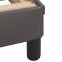 Estructura de cama con luces LED cuero sintético gris 90x190 cm de , Camas y somieres - Ref: Foro24-3213902, Precio: 155,05 €...