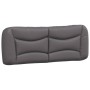 Estructura cama con luces LED cuero sintético gris 140x200 cm de , Camas y somieres - Ref: Foro24-3213937, Precio: 225,25 €, ...