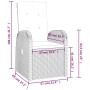 Sillones de jardín reclinables con cojines 2 uds ratán PE gris de , Sillas de jardín - Ref: Foro24-319539, Precio: 273,50 €, ...