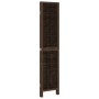 Biombo separador de 4 paneles madera paulownia marrón oscuro de , Divisores de ambientes - Ref: Foro24-358658, Precio: 94,69 ...