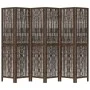 6-teiliges Trennsieb aus dunkelbraunem Paulownia-Holz von , Raumteiler - Ref: Foro24-358666, Preis: 136,11 €, Rabatt: %