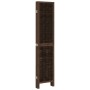 Biombo separador de 6 paneles madera paulownia marrón oscuro de , Divisores de ambientes - Ref: Foro24-358666, Precio: 137,88...